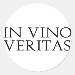 In Vino Veritas Stickers