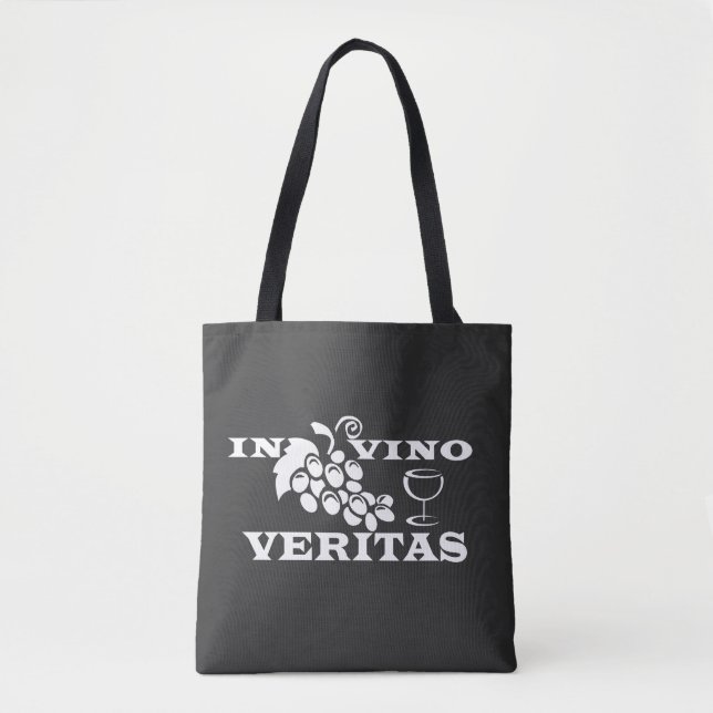 In vino veritas tote bag (Front)