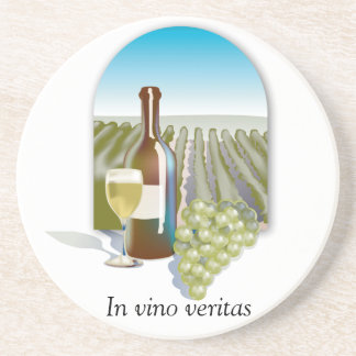 In Vino Veritas Wine coasters