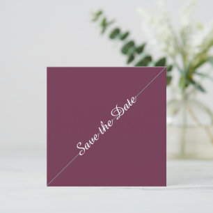In Vogue Minimalist Save The Date