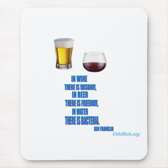 In Wine... Mouse Pad (Front)
