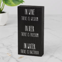 In wine there is wisdom
