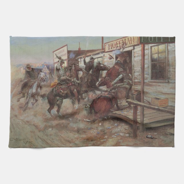 In Without Knocking Tea Towel (Horizontal)