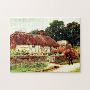 In Witley Village by Helen Allingham Jigsaw Puzzle