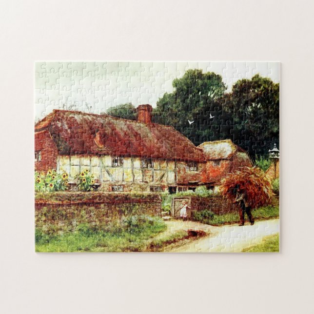 In Witley Village by Helen Allingham Jigsaw Puzzle (Horizontal)