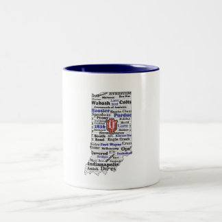 IN Word Cloud (V1 Blue) coffee mug