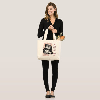 In Your Arms With You Large Tote Bag