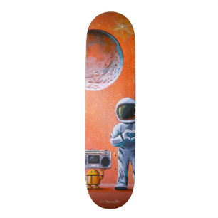In Your Eyes - Astronaut & Boombox Robot Skateboard