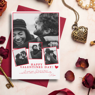 In Your Eyes I Modern Photo Happy Valentines Day Holiday Card