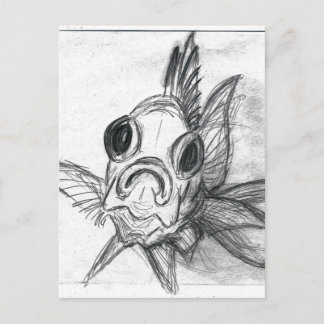 In-Your-Face Squirrelfish Postcard