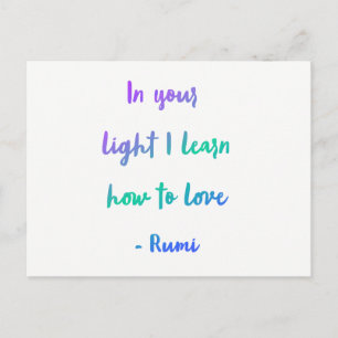 In Your Light Postcard