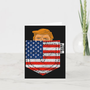 In Your Pocket Usa Election Trump For 2024 4th Of  Card