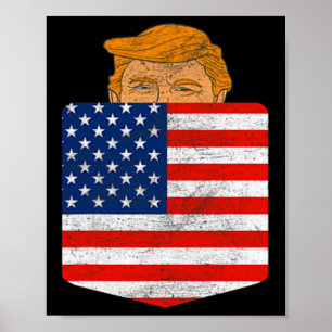 In Your Pocket Usa Election Trump For 2024 4th Of Poster