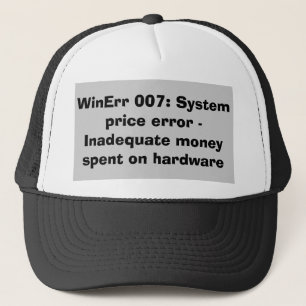 Inadequate Money Error Code Trucker Hat