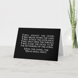 Inanna/Ishtar Entering Underworld Quote Card