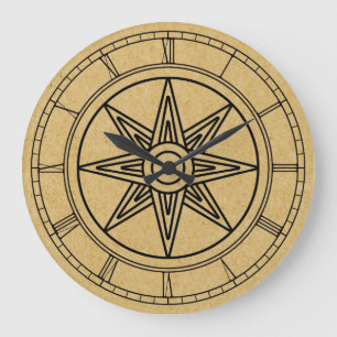 Inanna Star Large Clock