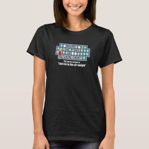 Inappropriate Adult Humour Quiz Puzzle Game Show M T-Shirt