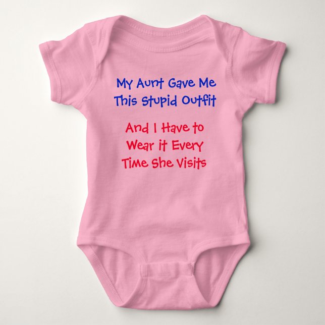 Inappropriate Baby Baby Bodysuit (Front)