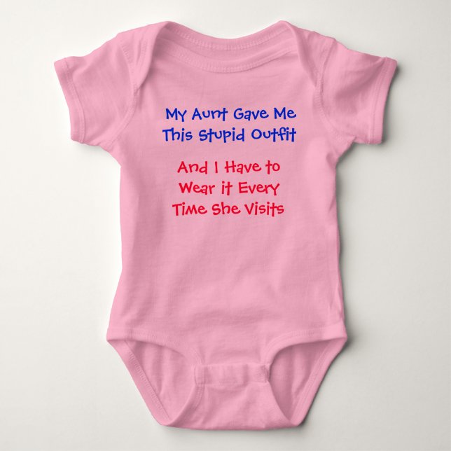 Inappropriate Baby Bodysuit (Front)