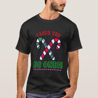 Inappropriate Candy Cane Adult Humour Naughty Wome T-Shirt