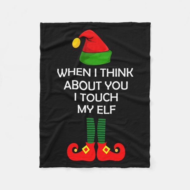 Inappropriate Christmas Shirt Funny Xmas  Fleece Blanket (Front)