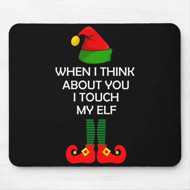 Inappropriate Christmas Shirt Funny Xmas  Mouse Pad (Front)