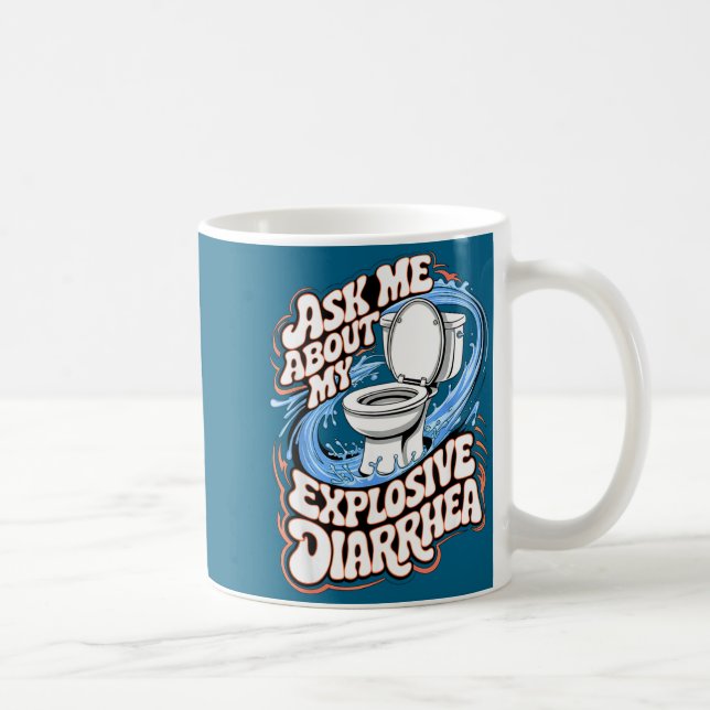 Inappropriate Embarrassing Humor Fun Coffee Mug (Right)