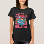 Inappropriate Funny Daddy's Lil Squirter Embarrass T-Shirt<br><div class="desc">Daddy's Lil Squirter Shirt Inappropriate Tee Raunchy Tshirt Exchange Funny Bachelorette Party Gift Girls Trip Adult Humour Women Embarrassing Tshirts Offensive Shirts For Women Adult Humour Dirty Adult Humour Shirts Naughty Gag Gifts For Women Friends Inappropriate Funny Squirter Meme Blue Whale Shirt Womens Funny Tshirts With Funny Slogan Squirter T...</div>