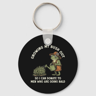 Inappropriate Growing Bush Out Funny Women Humour Key Ring