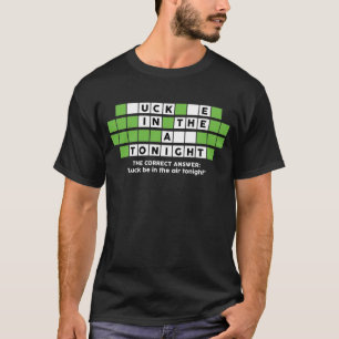 Inappropriate Humor Puzzle Luck Be In The Air T-Shirt