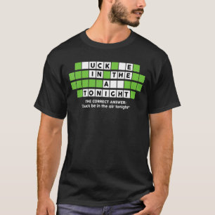 Inappropriate Humour Puzzle Luck Be In The Air Ton T-Shirt