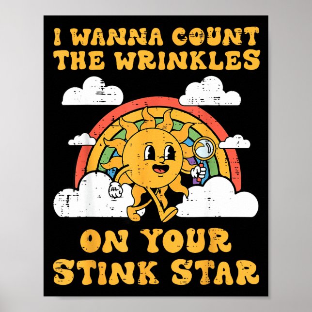 Inappropriate I W Count Wrinkles Funny Humor Men W Poster (Front)