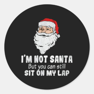 Inappropriate Naughty Classic Round Sticker