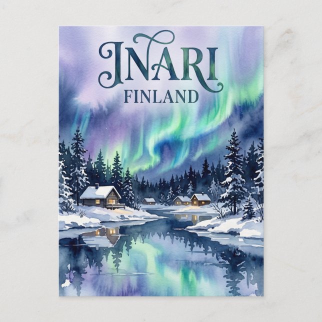 Inari Finland Postcard (Front)