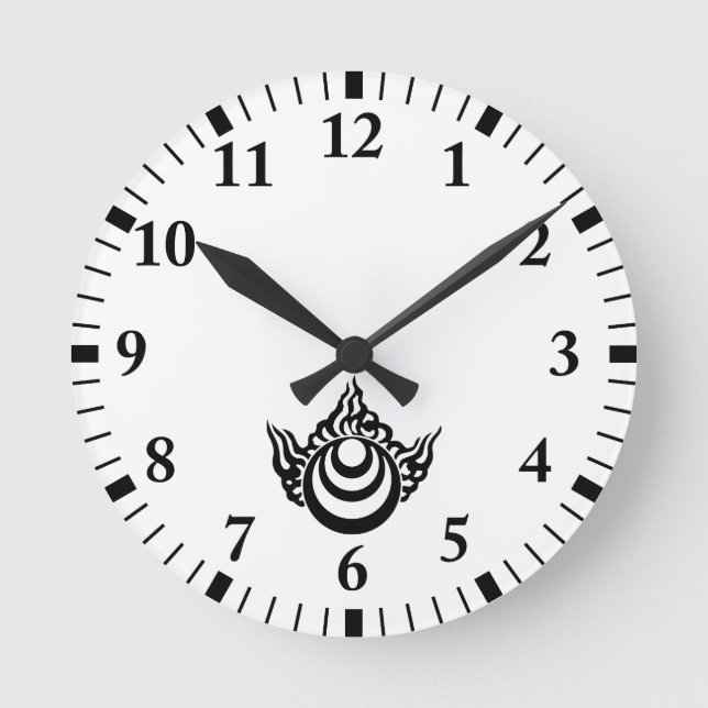 Inari jewel round clock (Front)