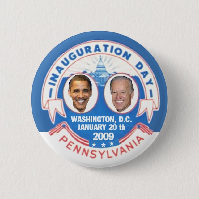 INAUGURAL 2009 Button (Front)