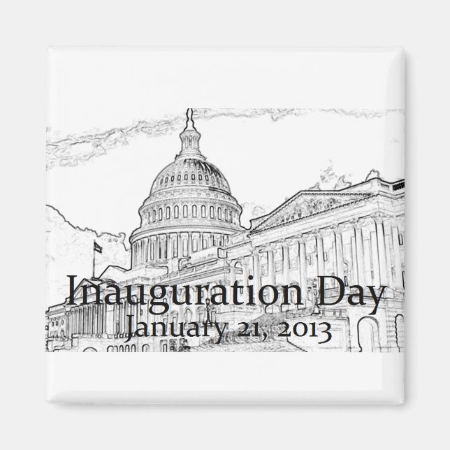 Inaugural 2013 magnet (Front)