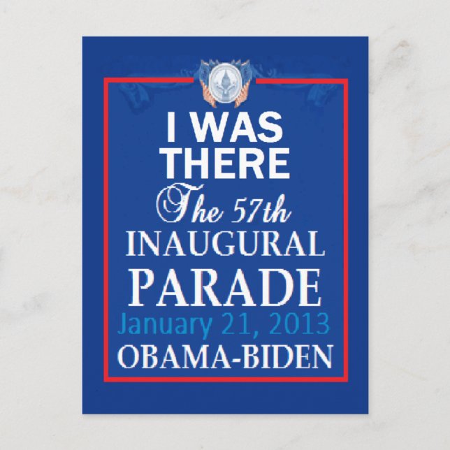 Inaugural 2013 Postcard (Front)