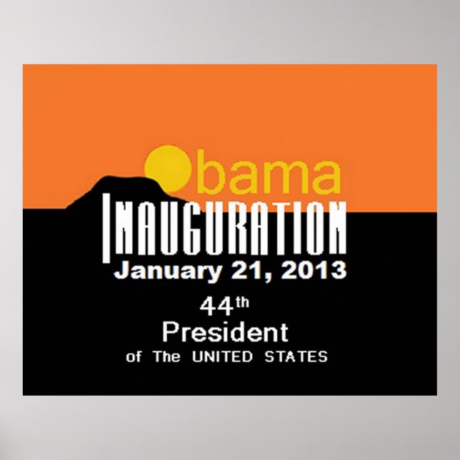 Inaugural 2013 Poster (Front)