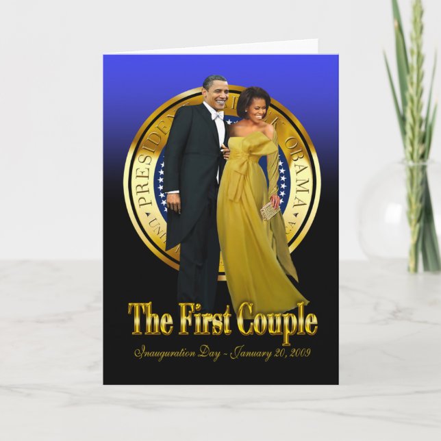 Inaugural Ball - The First Couple Card (Front)