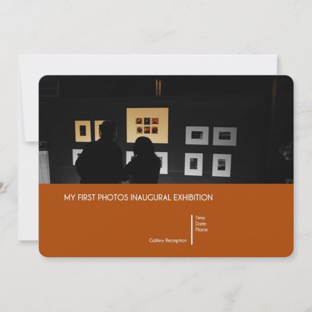 Inaugural Exhibition Invitation (Front)