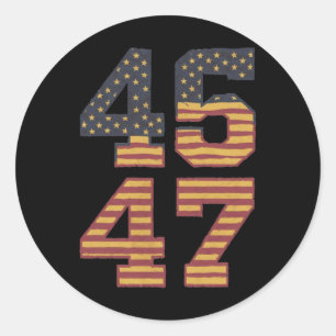 Inauguration 2025 classic round sticker