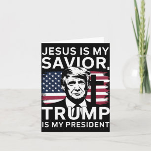 Inauguration 2025 Jesus And Trump Card