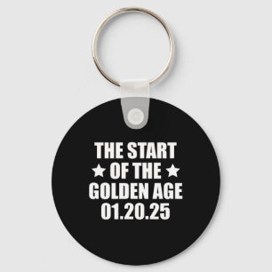 Inauguration 2025 President Trump Golden Age Key Ring