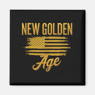 Inauguration 2025 Quote New Golden Age Of America Magnet