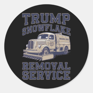 Inauguration 2025 Snowflake 1 Classic Round Sticker