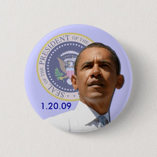 Inauguration Day 1.20.09 - Collector's Item! 6 Cm Round Badge