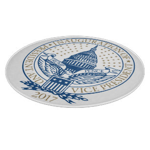 Inauguration Day 2017 Donald Trump Mike Pence Logo Cutting Board