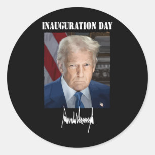 Inauguration Day 2025 – Donald Trump Presidential  Classic Round Sticker