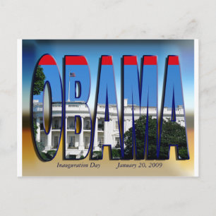 INAUGURATION DAY - Customised Postcard